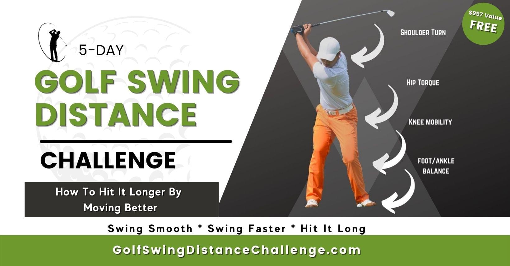 5 Day Golf Swing Distance Challenge5 Day Golf Swing Distance Challenge
